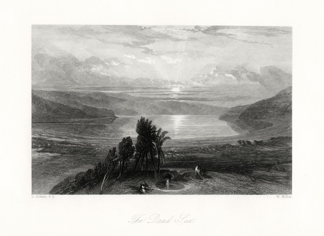 Kuollutmeri, 1800-luku tekijältä W. Miller