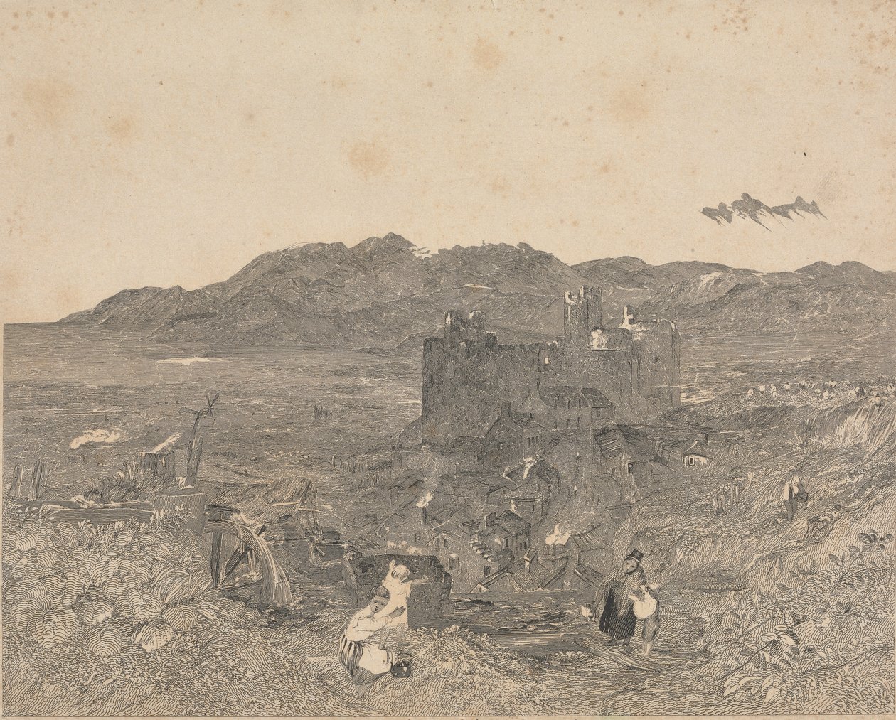 Harlechin linna, Pohjois-Wales tekijältä W. R. Smith