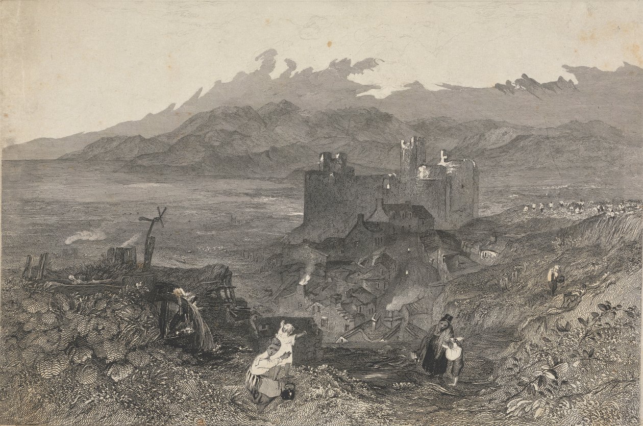 Harlechin linna, Pohjois-Wales tekijältä W. R. Smith