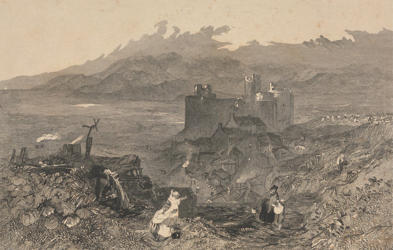 Harlechin linna, Pohjois-Wales tekijältä W. R. Smith