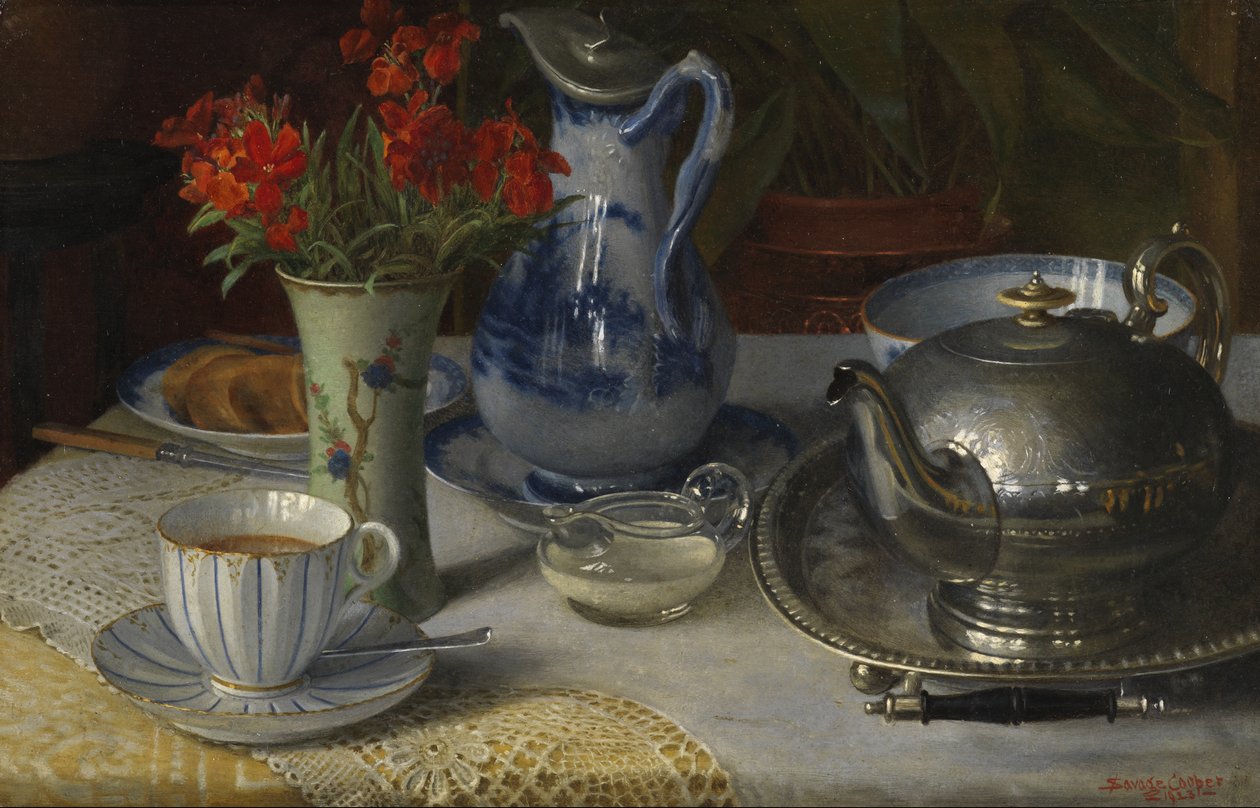 Tea Time, 1923 tekijältä W. Savage Cooper