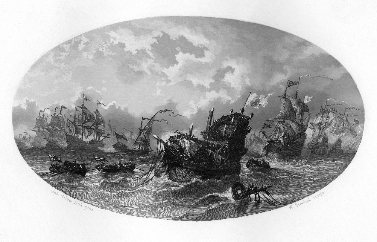 Voittamaton laivasto, 1588 c1870 tekijältä W. Steelink