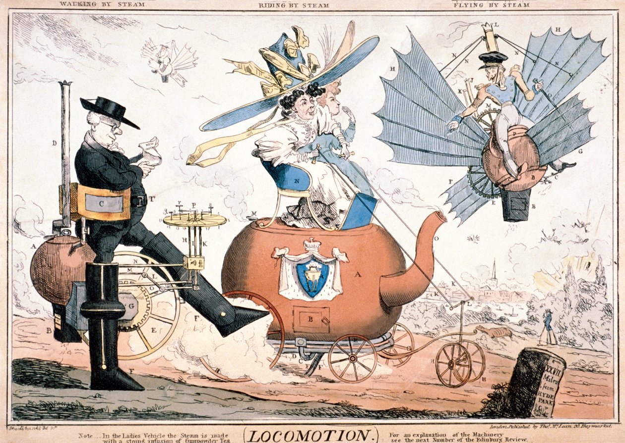 "Tot el món és un escenari...", Londres, c1824 finlandès tekijältä W Taylor