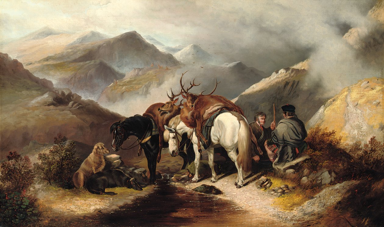 Stalking on the Highlands, 1871 tekijältä W. W. Morris