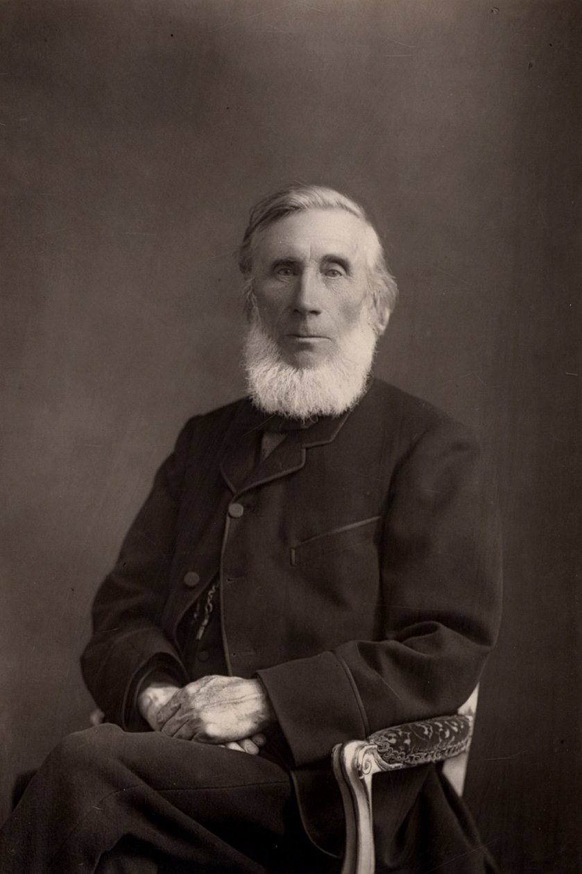 ""John Tyndall (1820-1893) irlantilaissyntyinen brittiläinen fyysikko. (woodburytyyppi) tekijältä W. and D. (after) Downey