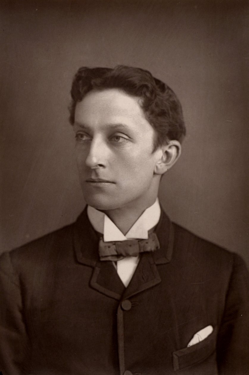 ""Johnston Forbes-Robertson (1853-1937) (woodburytype) tekijältä W. and D. (after) Downey
