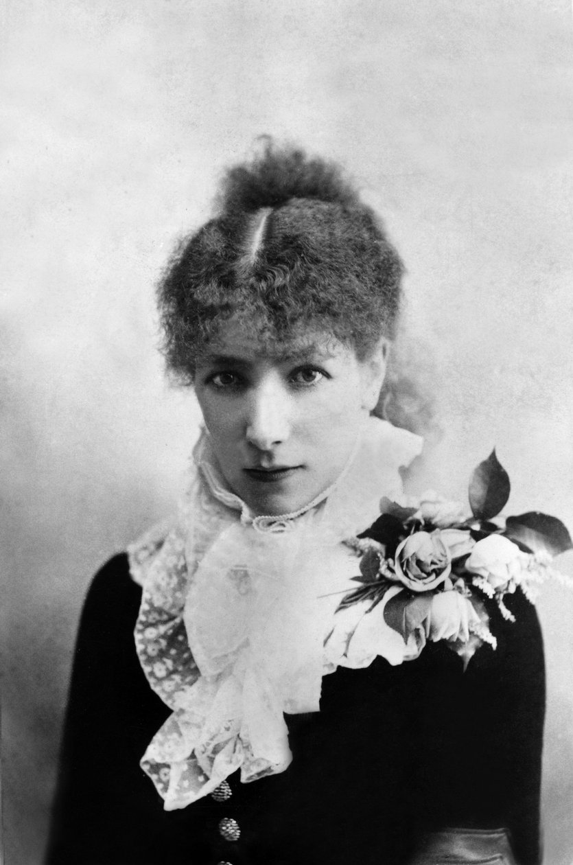 Näyttelijä Sarah Bernhardt (1844-1923) Marguerite Gautierina AlexandreDumas