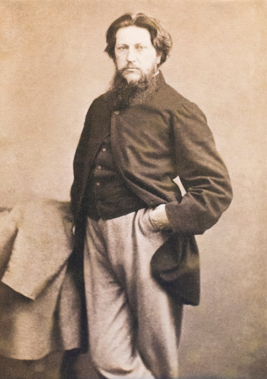 Ford Madox Brown, n. 1864 (albumen carte-de-visite) tekijältä W. and D. Downey