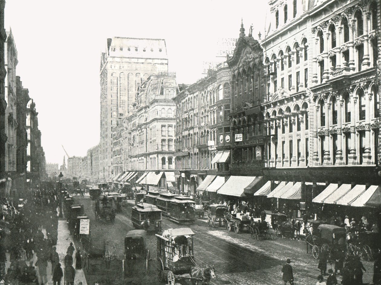 State Street, Chicago, USA, 1895. tekijältä W and S Ltd