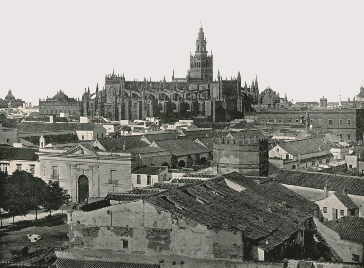 Katedraali, Sevilla, Espanja, 1895. tekijältä W and S Ltd