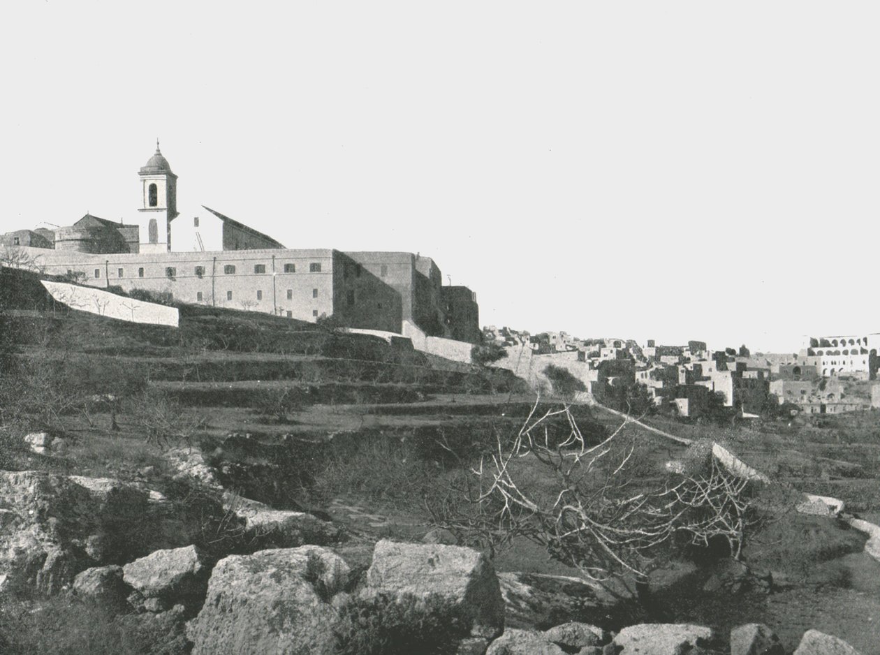 Syntymäkirkko, Betlehem, Palestiina, 1895. tekijältä W and S Ltd