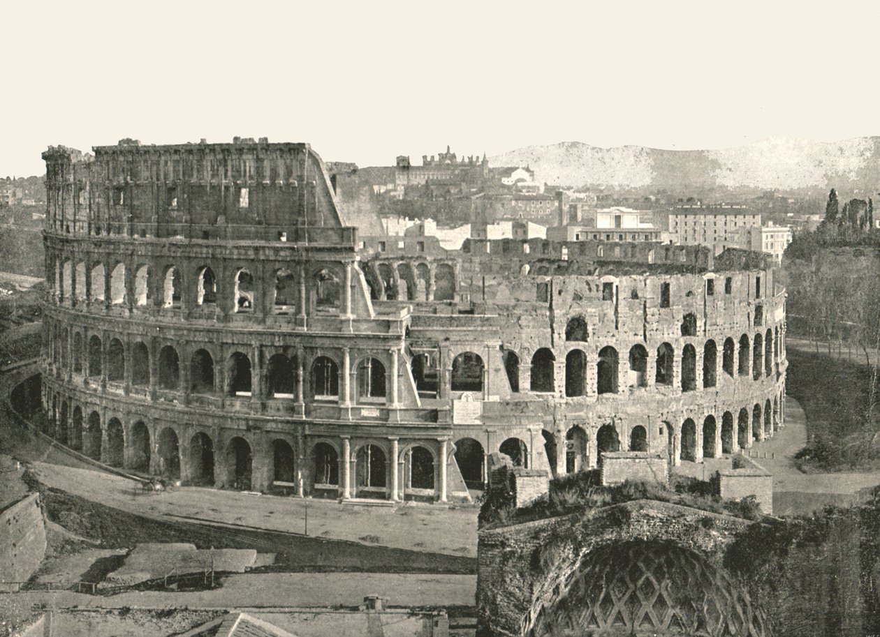 Colosseum, Rooma, Italia, 1895. tekijältä W and S Ltd