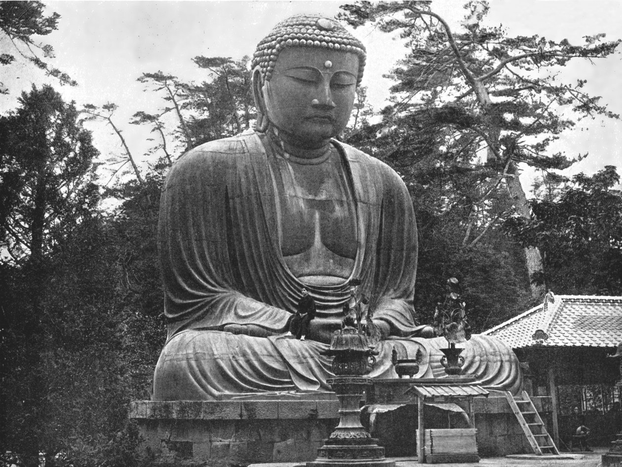 Te G Harvinainen t Daibutsu, Kamakura, Japani, 1895. tekijältä W and S Ltd