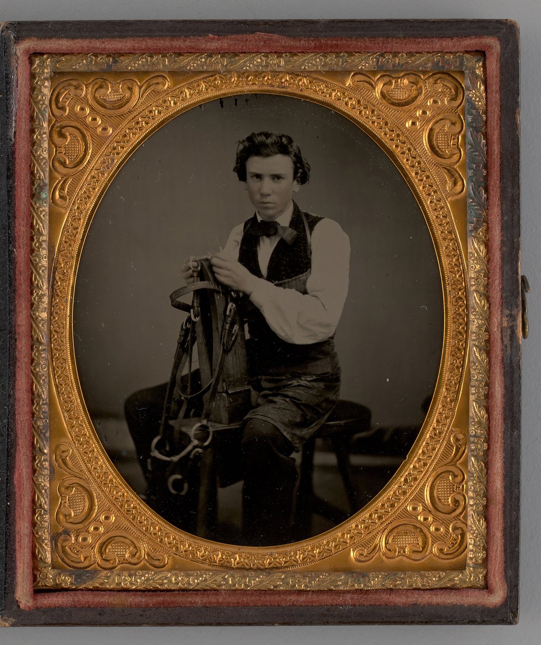 Nimetön Edward France, Valjaiden valmistaja, 1860. tekijältä Wade P. Canal