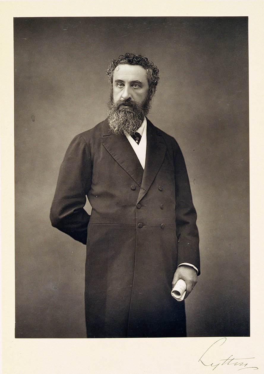 Edward Robert Bulwer-Lyttonin, Lyttonin ensimmäisen jaarlin (1831-91) muotokuva tekijältä Walery Rzewuski