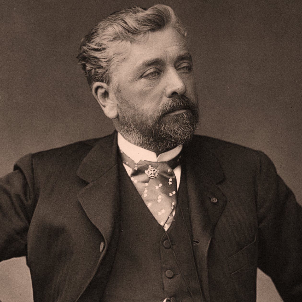 Gustave Eiffelin muotokuva. 1889 (kuva) tekijältä Walery