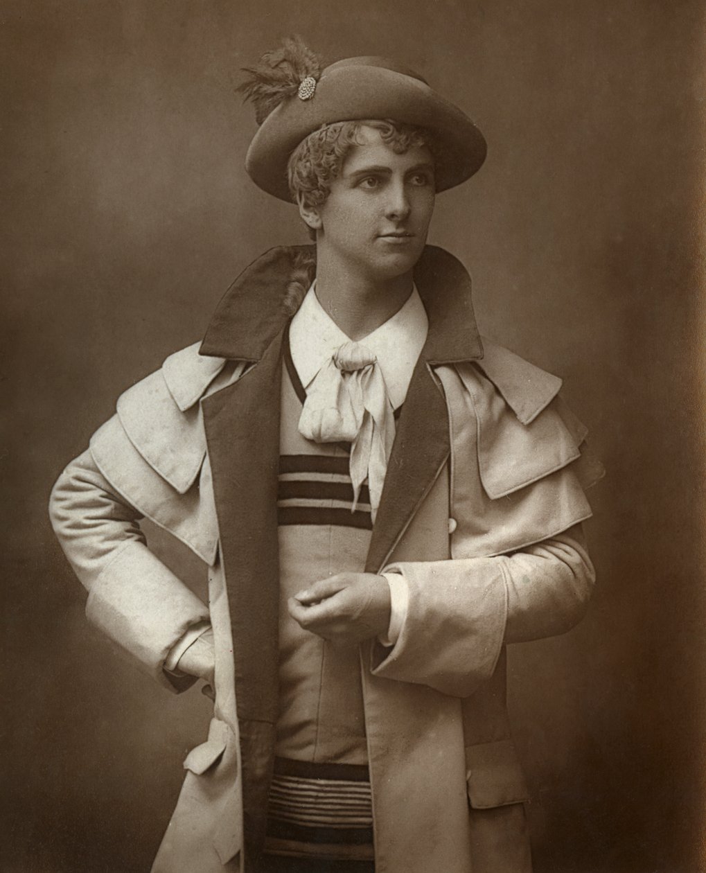 C Hayden Coffin, brittiläinen näyttelijä ja laulaja, 1887. tekijältä Walery