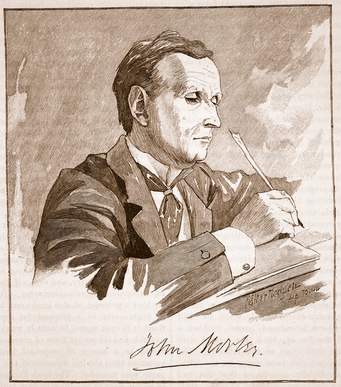 Herra Morley, kuvitus teoksesta 