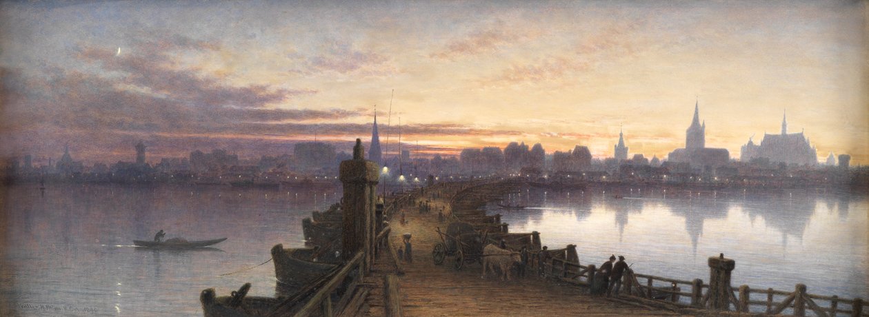 Köln venesillalta, 1890 tekijältä Waller Hugh Paton