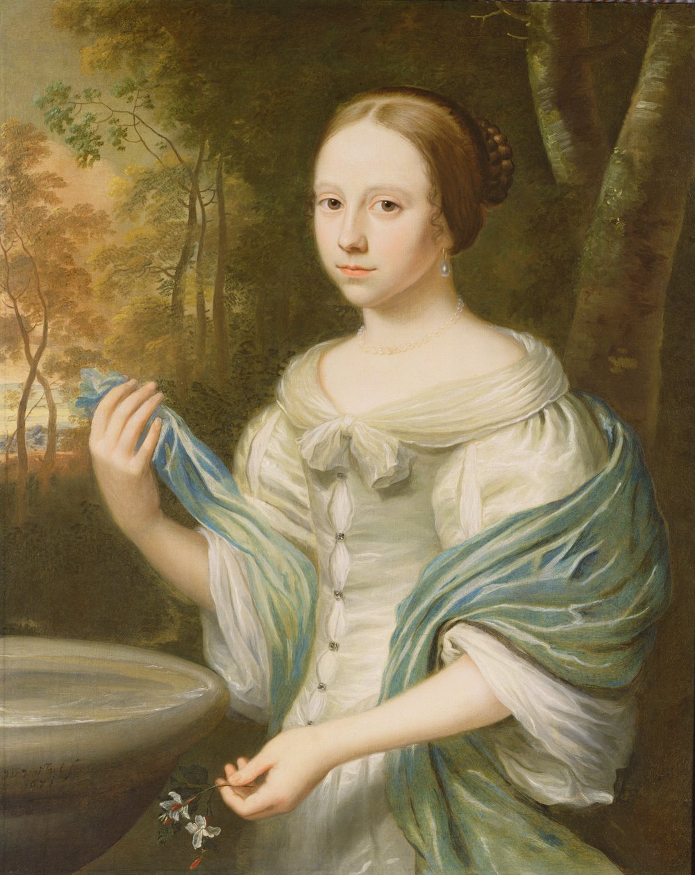 Naisen muotokuva, 1671 tekijältä Wallerant Vaillant