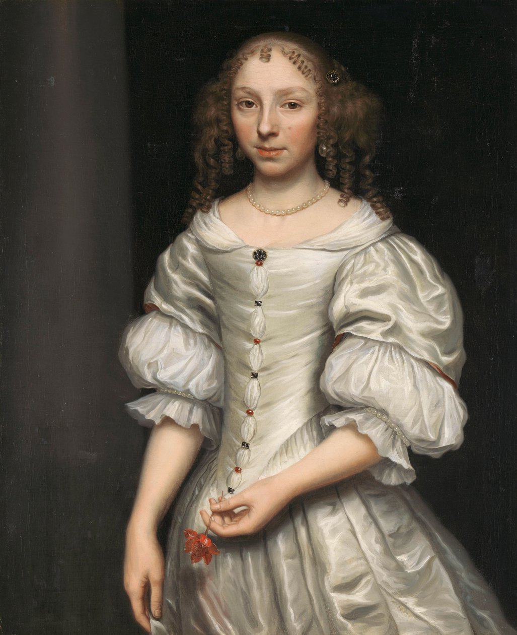 Naisen muotokuva tekijältä Wallerant Vaillant (attributed to)