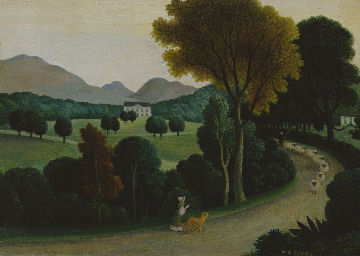Waiting with Prudence (akryyli aluksella) tekijältä Walter Bell Currie Walter Bell Currie