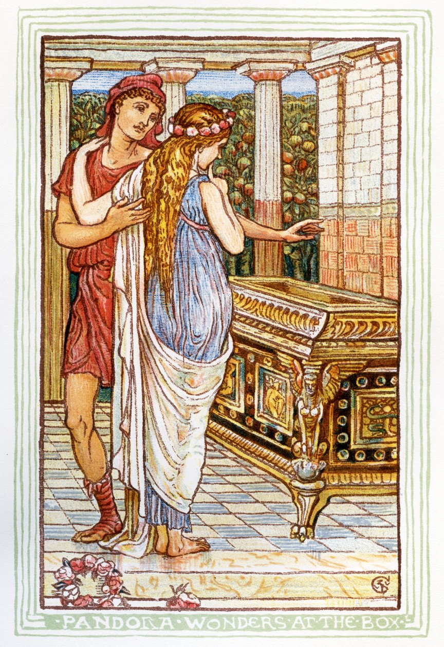 Pandoran lipas tekijältä Walter Crane