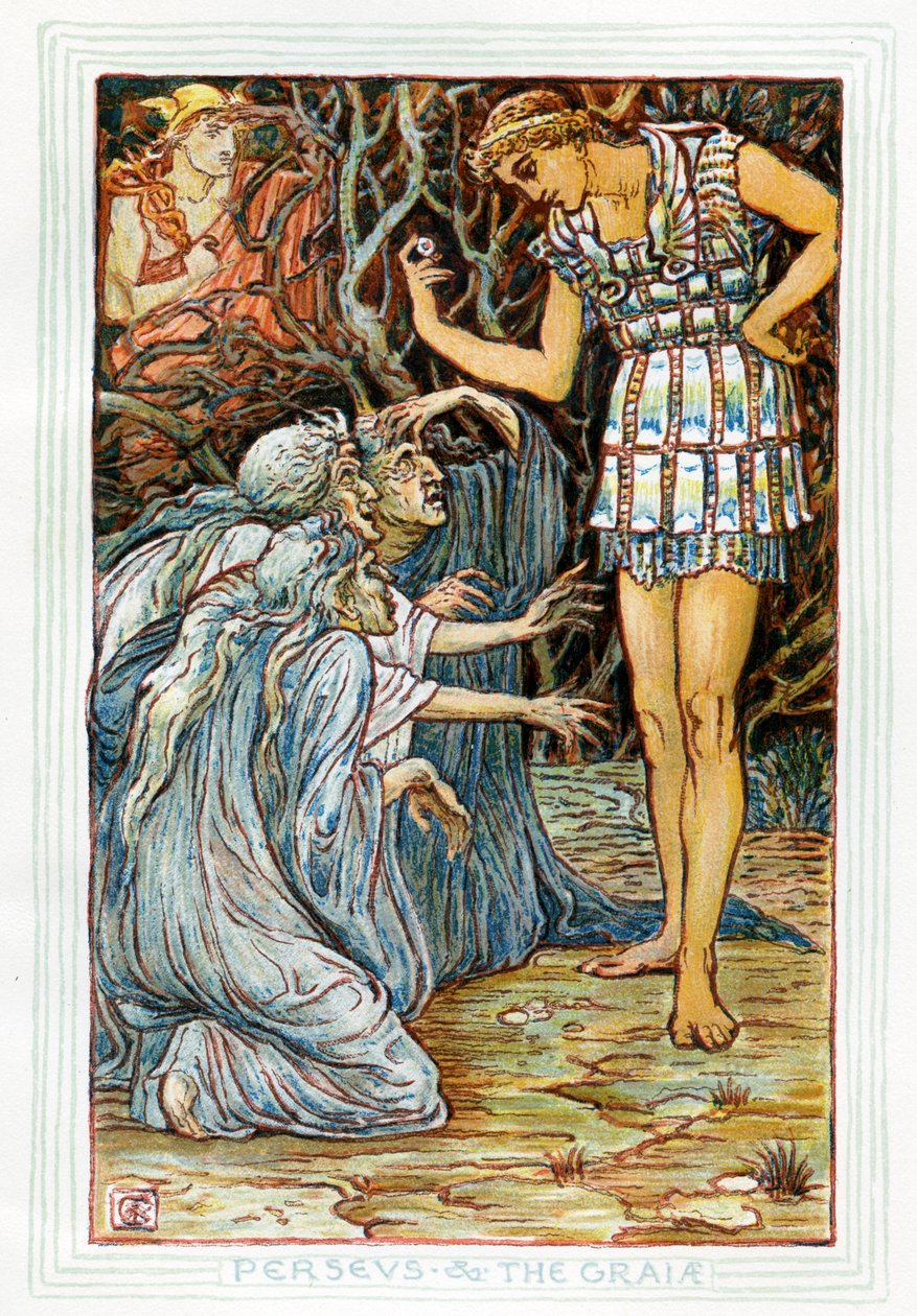Perseus ja Graia Graeae tekijältä Walter Crane