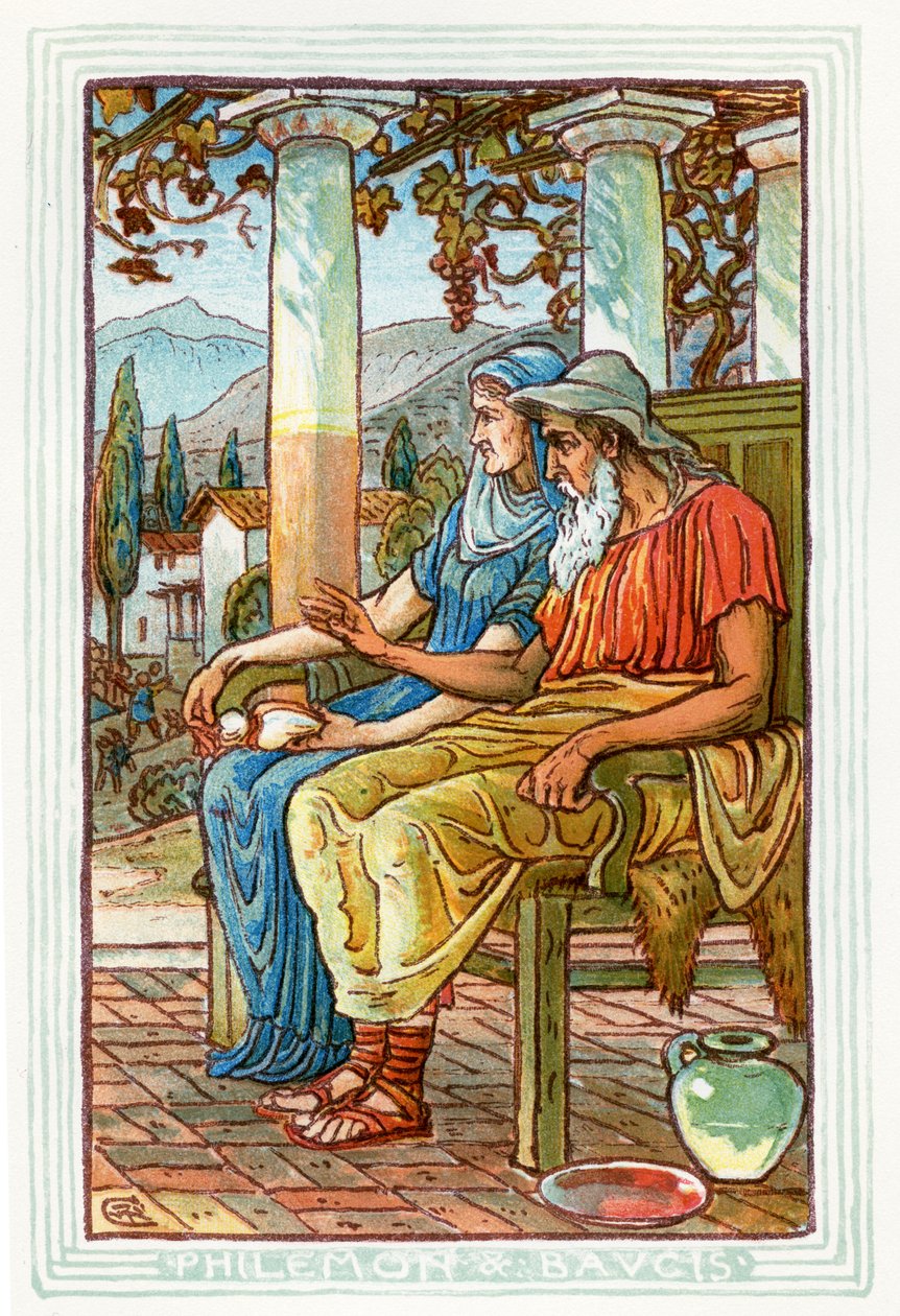 Philemon ja Baucis tekijältä Walter Crane