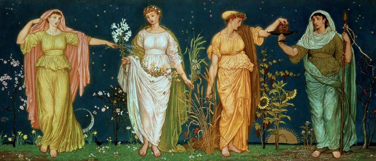 Vuodenajat tekijältä Walter Crane