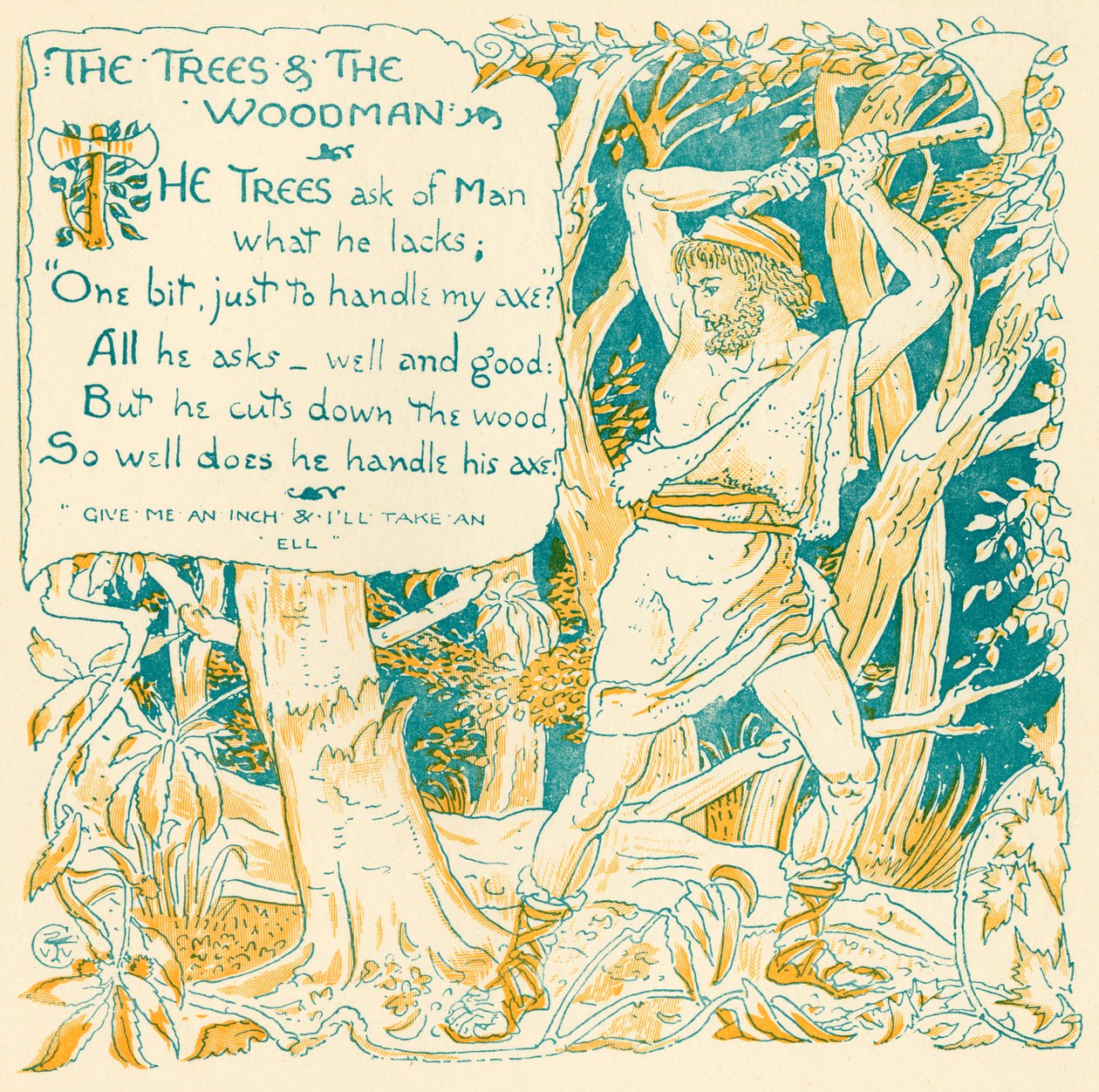 The Trees and the Woodman, kuvitus teoksesta "Baby