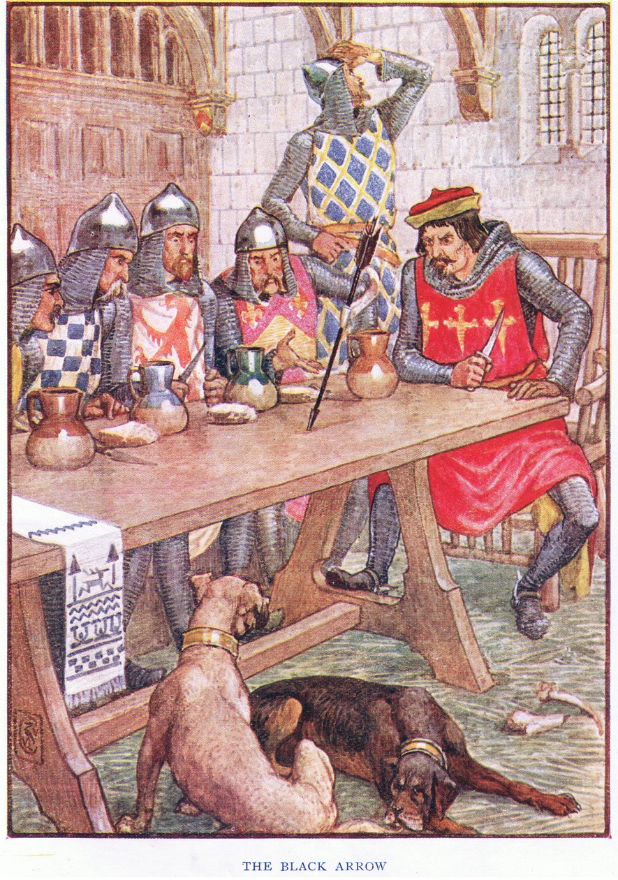 Musta nuoli, noin 1920 tekijältä Walter Crane