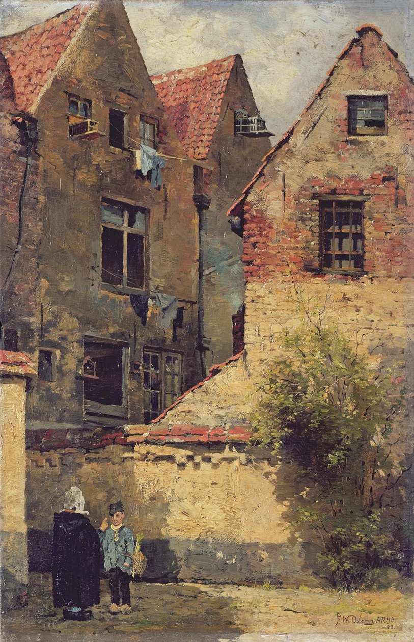 Auringonpaiste ja varjot, Antwerpen, 1883 tekijältä Walter Frederick Osborne