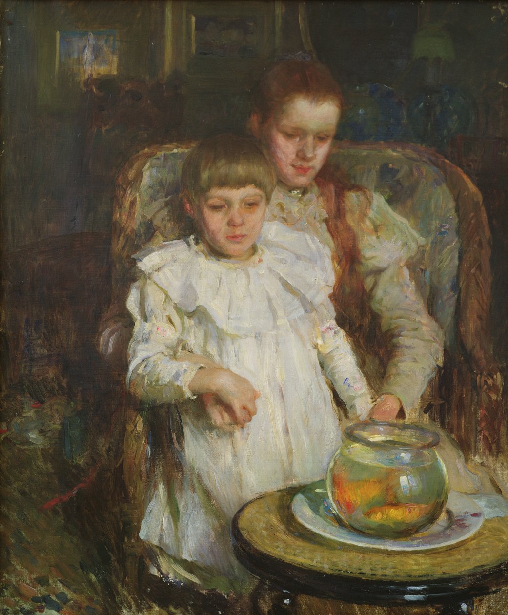 Huonekalut ja erilaiset esineet 1100- ja 1300-luvuilta tekijältä Walter Frederick Osborne