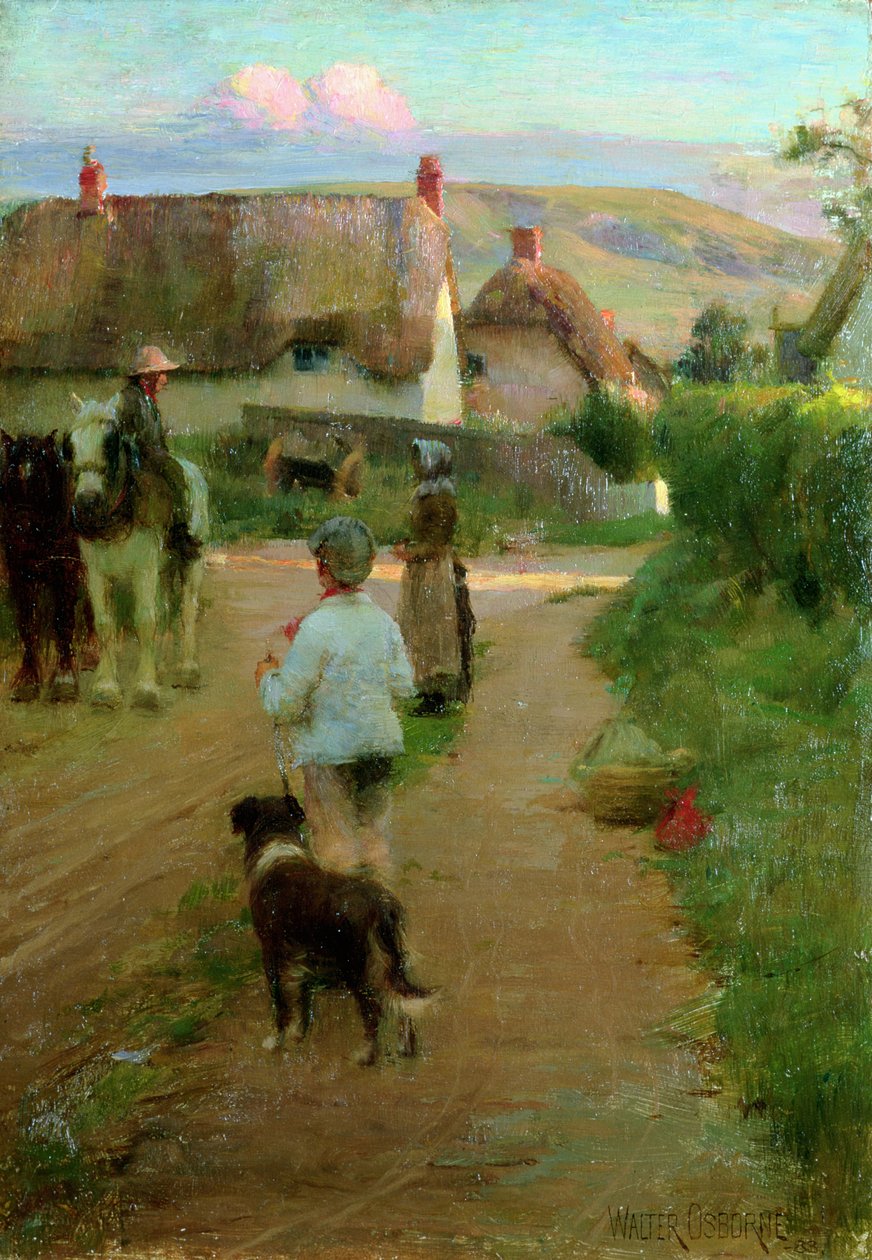 Loiterers, 1888 tekijältä Walter Frederick Osborne