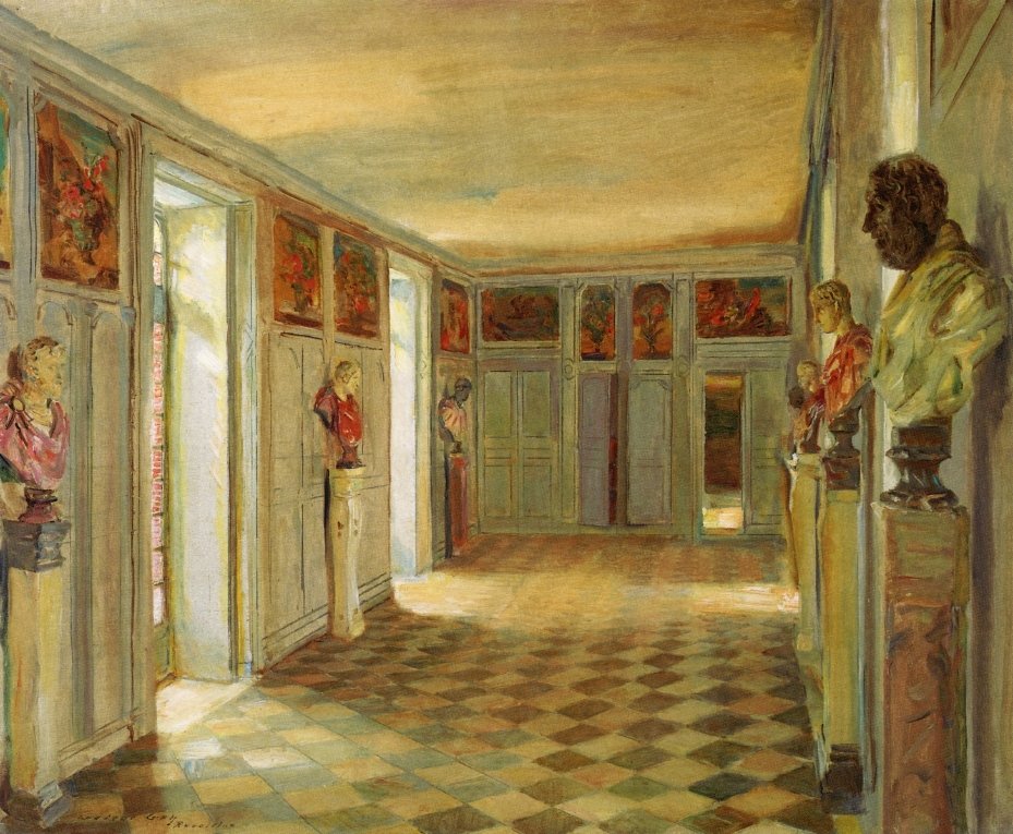 Galerie des Bustes, Chateau du Reveillonn tekijältä Walter Gay