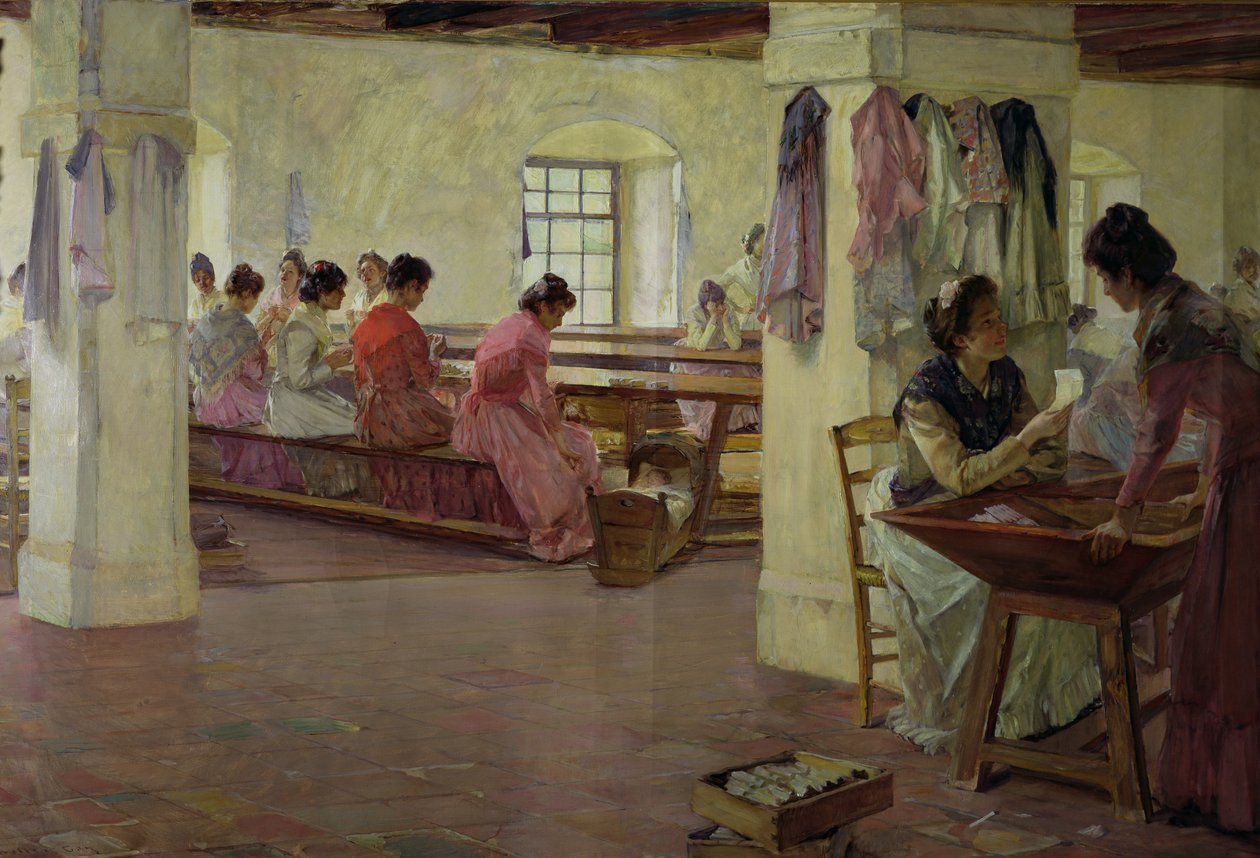 Sikarinvalmistajat Sevillassa tekijältä Walter Gay
