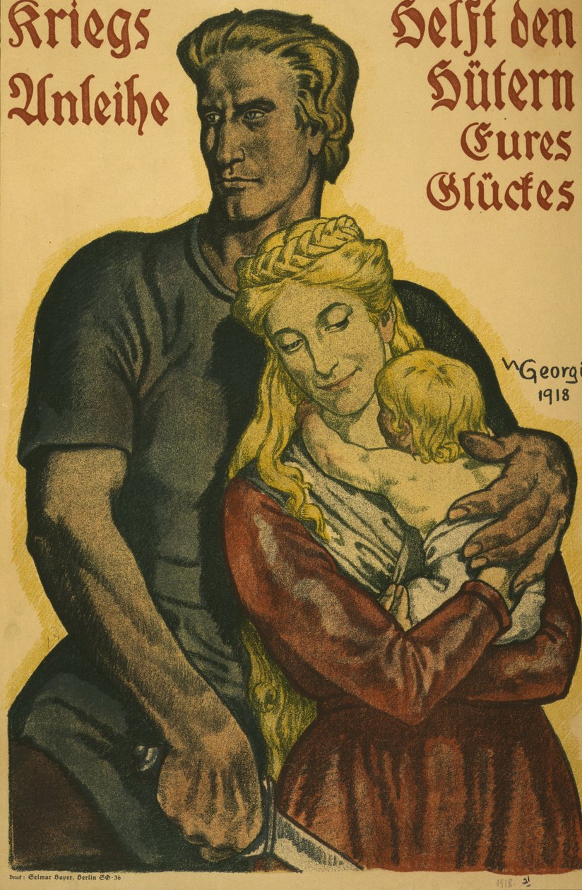 Sotalaina, auta omaisuutesi hoitajia, 1918 tekijältä Walter Georgi