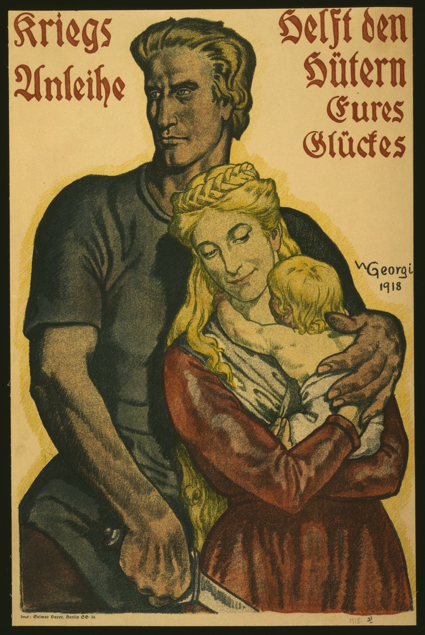 Sotalainat auttavat onnellisuutesi vartijoita, 1918 tekijältä Walter Georgi