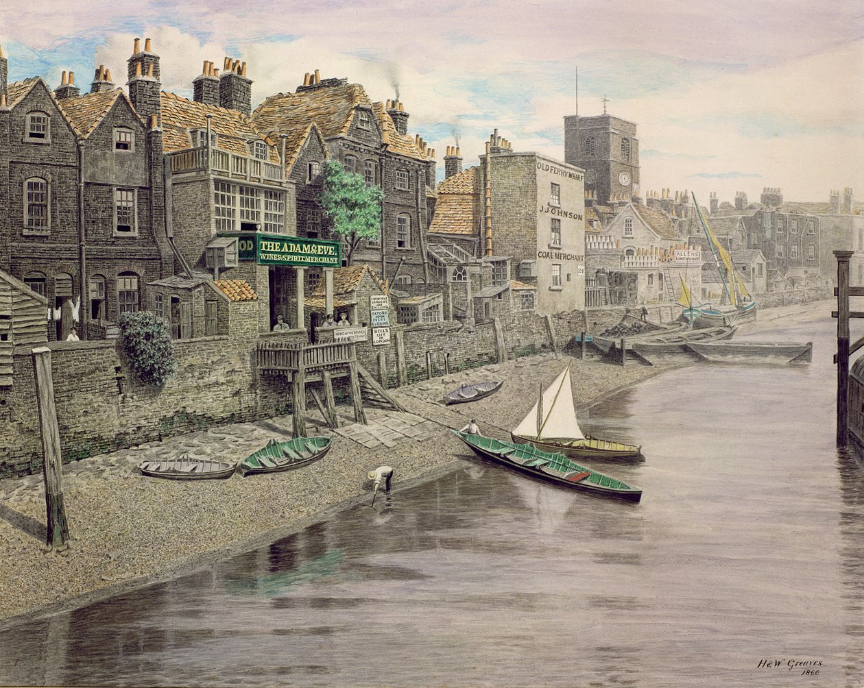 The Adam and Eve Tavern, Chelsea (katso myös 128131) tekijältä Walter Greaves