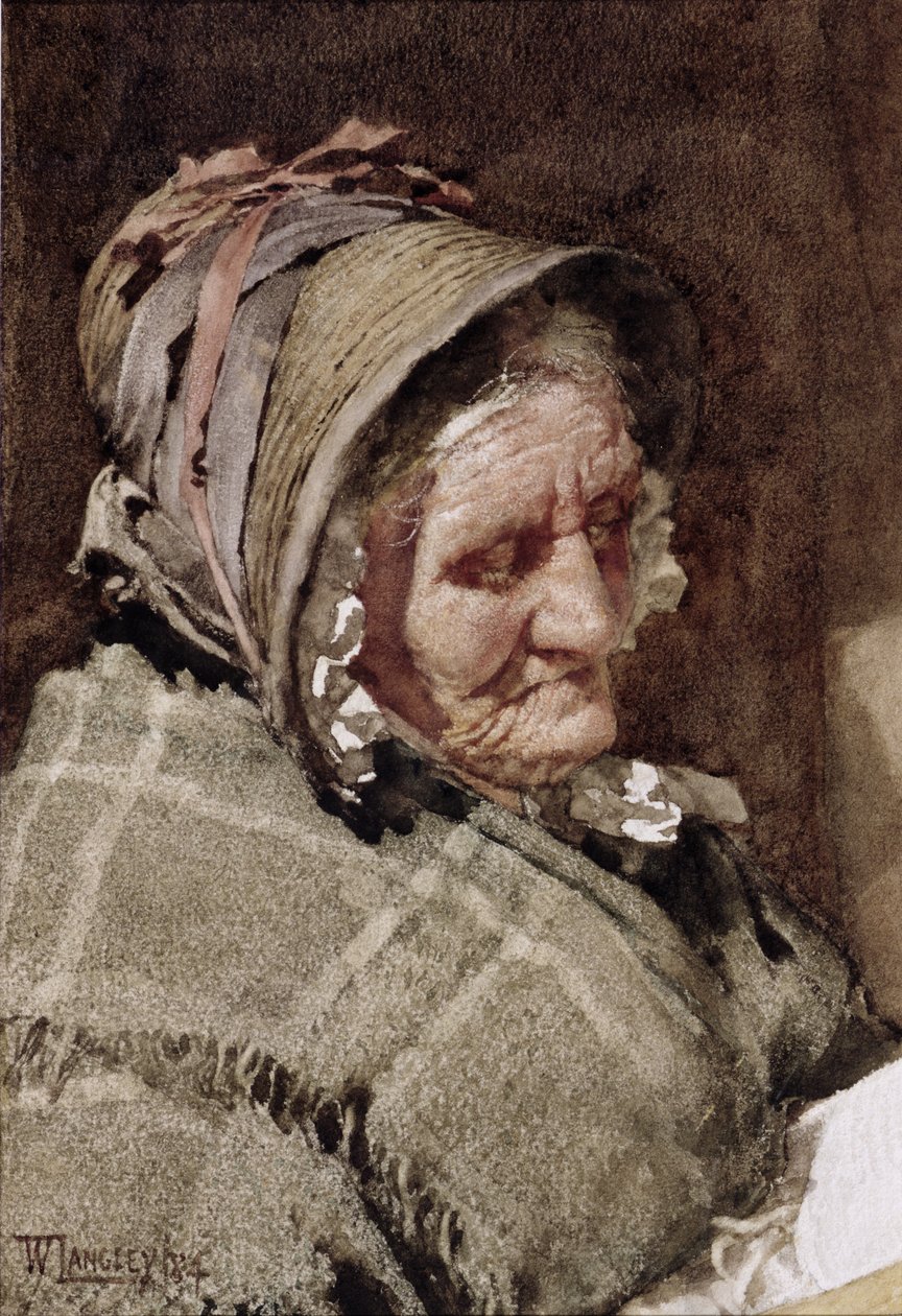 Newlyn Fish Wife, 1894 tekijältä Walter Langley