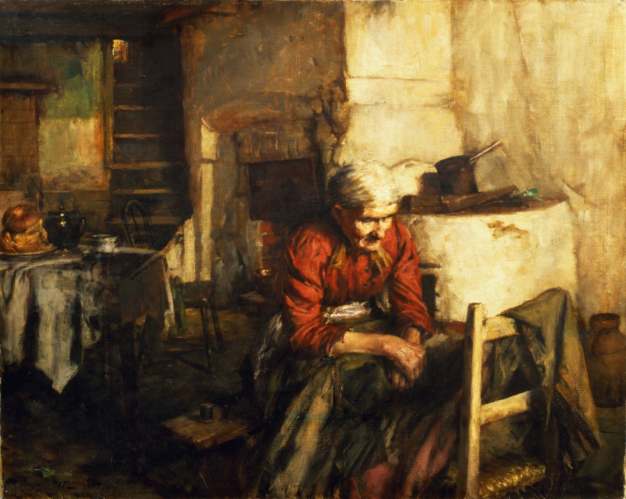 Vaatteiden korjaus tekijältä Walter Langley