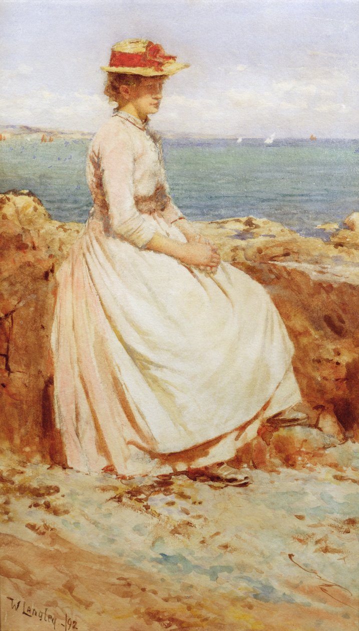 Auringonvalo, 1892 tekijältä Walter Langley