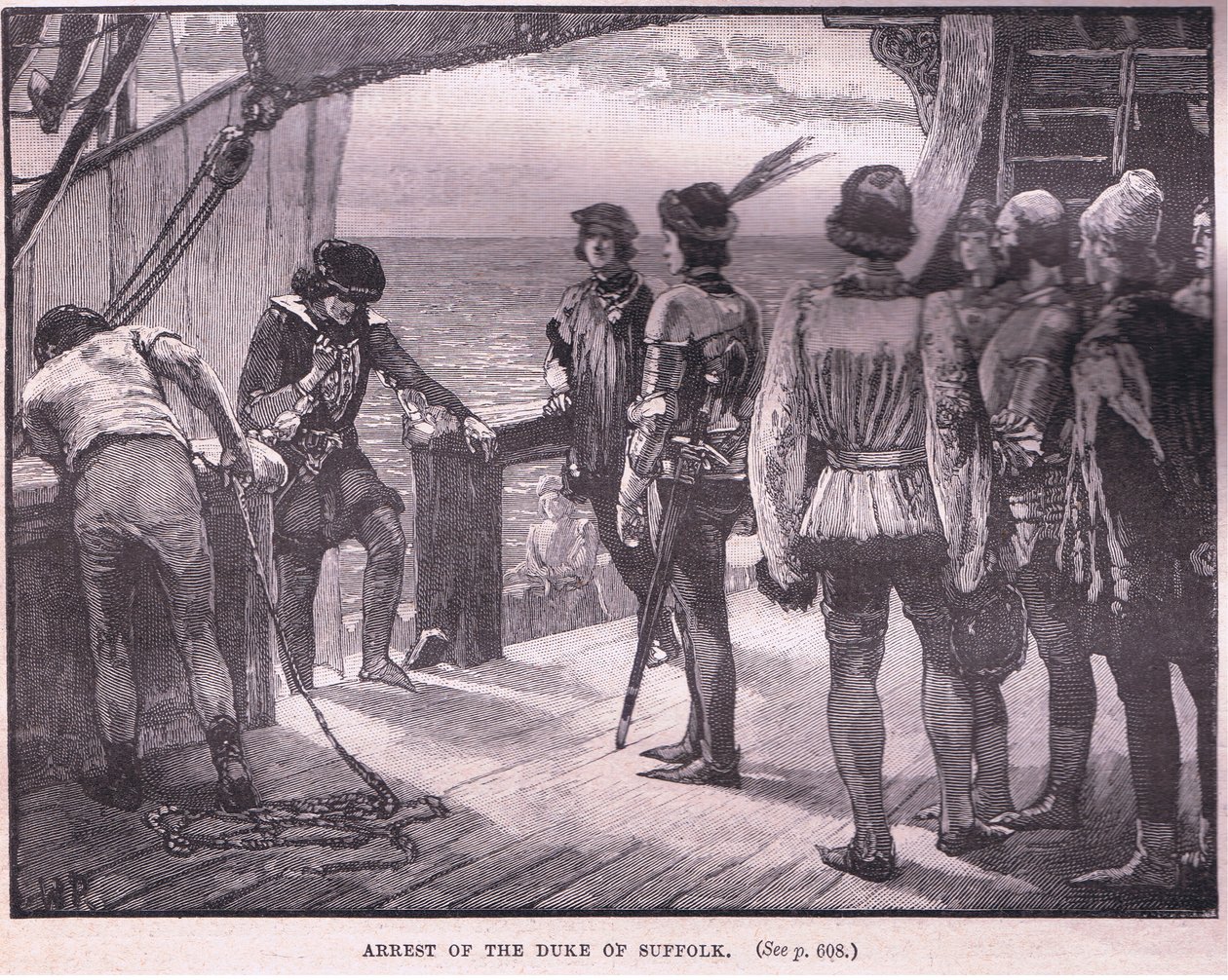 Suffolkin herttuan pidätys 1450 jKr tekijältä Walter Paget