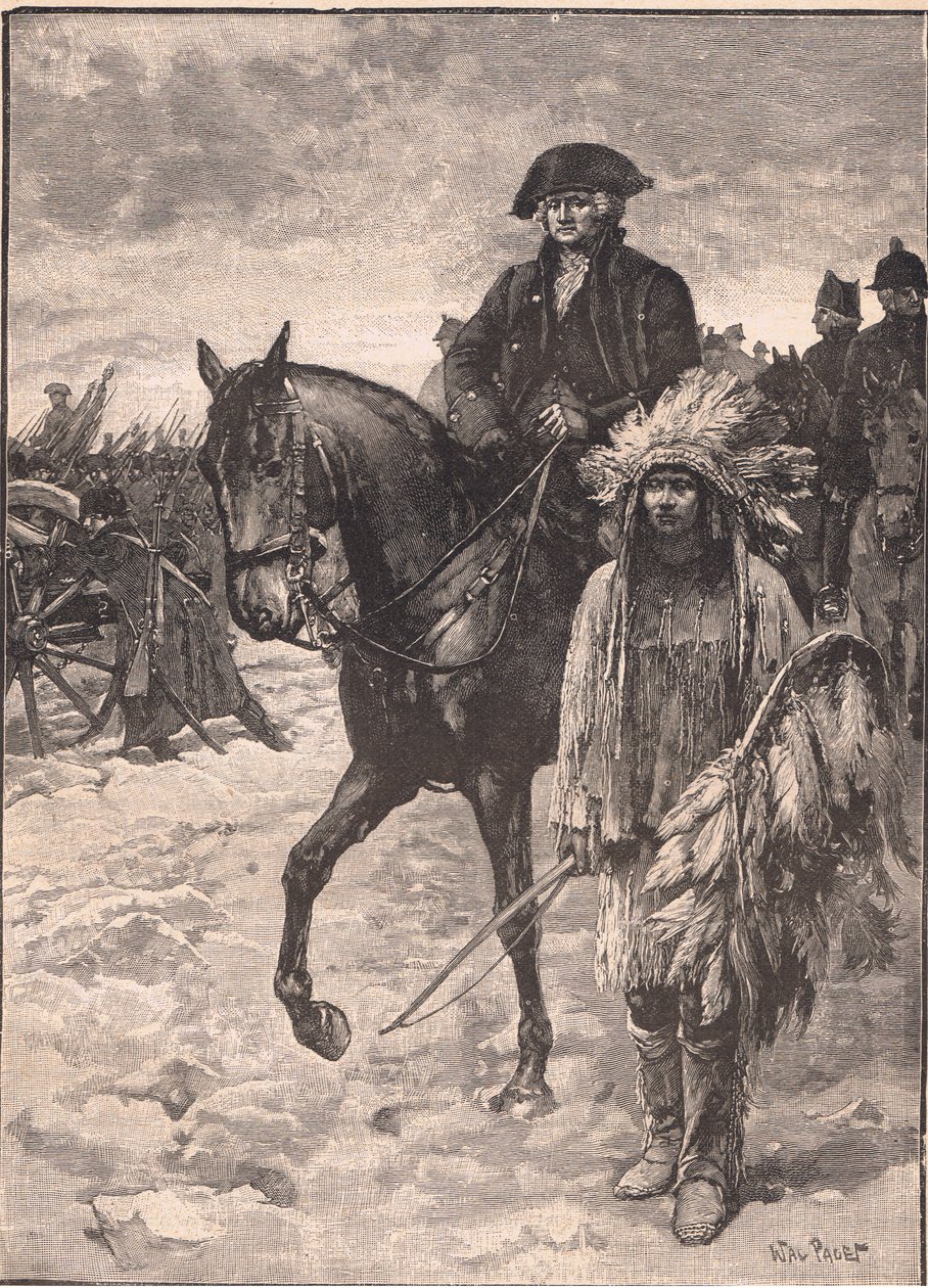 Washington ylittää Delawaren vuonna 1777 tekijältä Walter Paget
