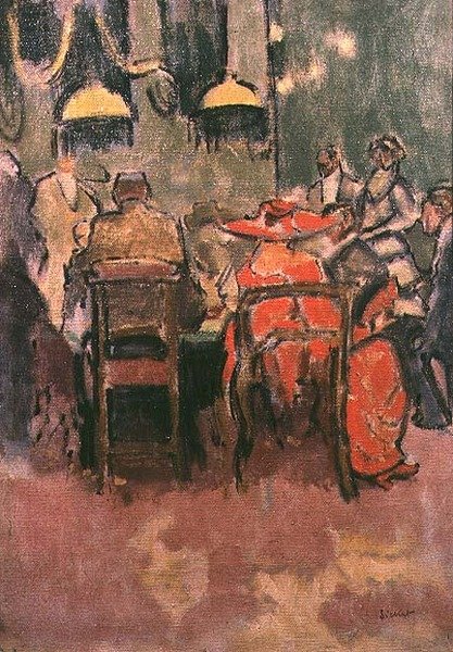 Baccarat, Dieppe, 1920 tekijältä Walter Richard Sickert
