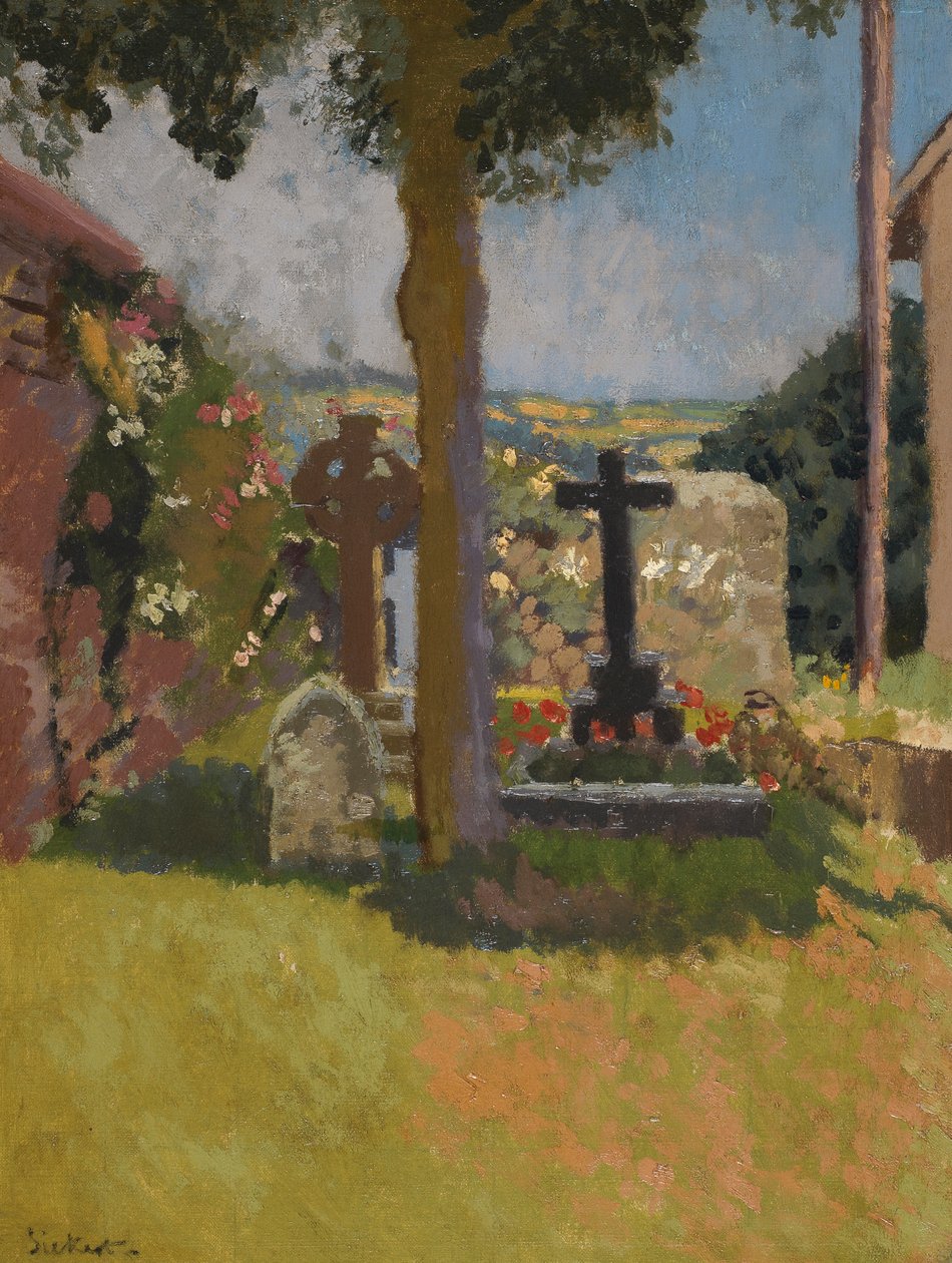 Chagfordin kirkkomaa, Devon, 1915 tekijältä Walter Richard Sickert