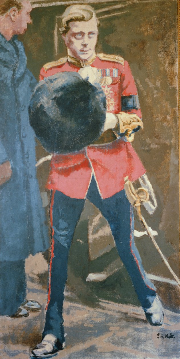 Edvard VIII (1894-1972) walesilaiskaartilaisena tekijältä Walter Richard Sickert