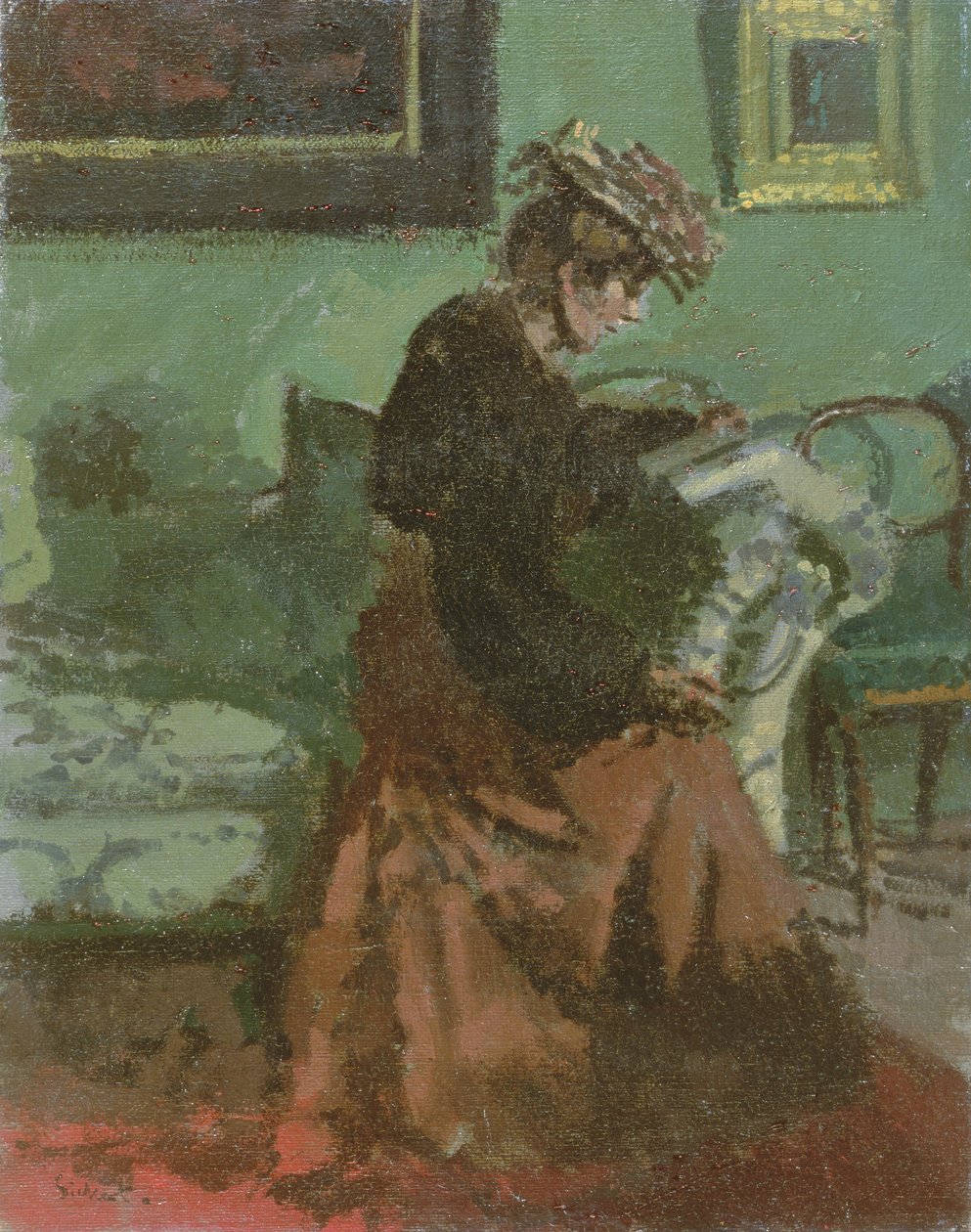 Huonekalut ja erilaiset esineet 1100- ja 1300-luvuilta tekijältä Walter Richard Sickert