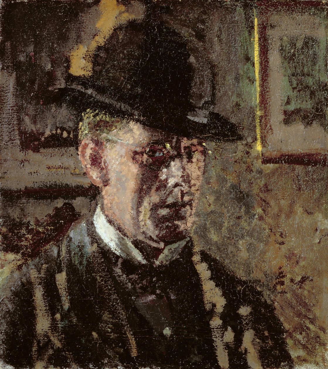 Nuoren lyijy (omakuva), 1907 tekijältä Walter Richard Sickert